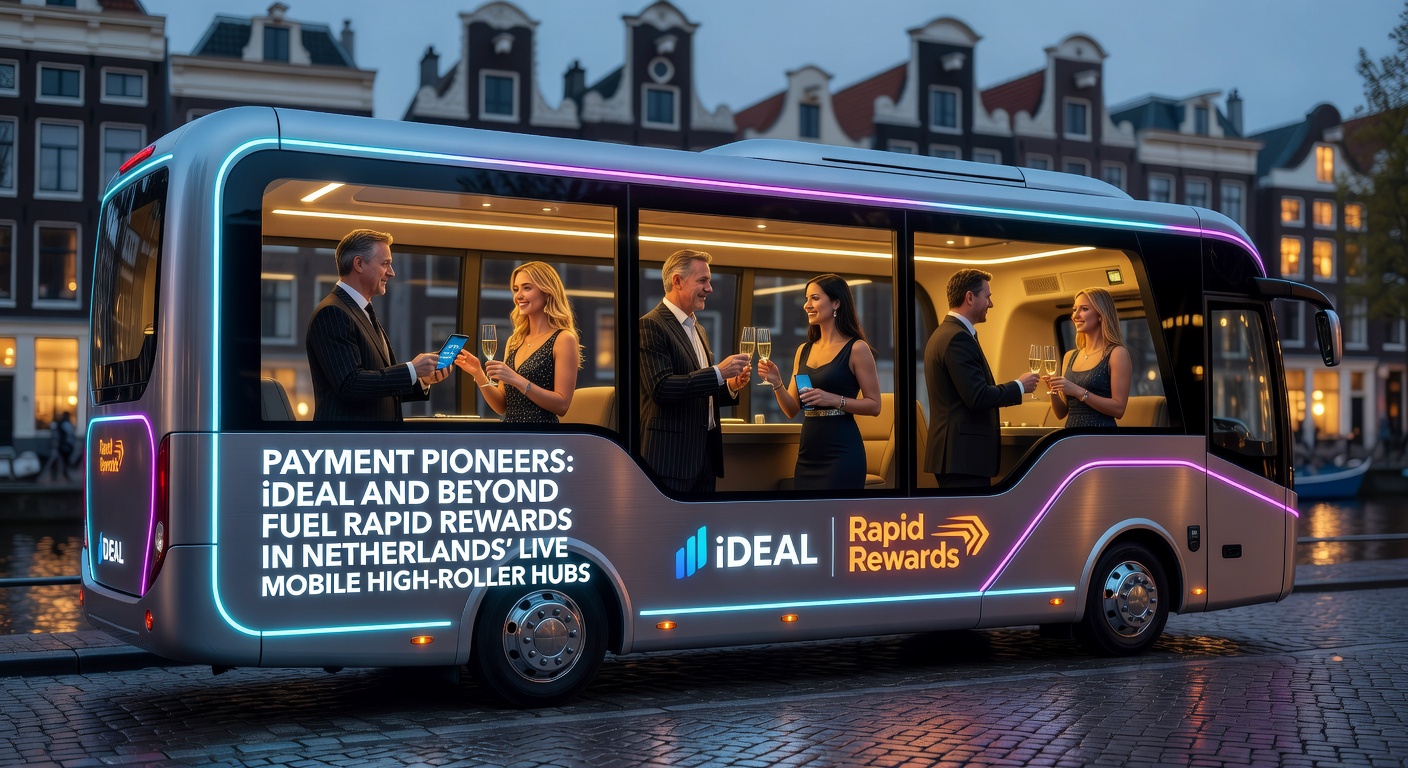iDEAL-betaalinterface op een mobiel scherm tijdens een live casino sessie voor high-rollers in Nederland
