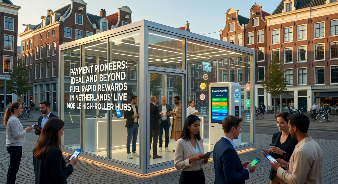 Overzicht van alternatieve betaalmethodes zoals Apple Pay en crypto naast iDEAL in een Nederlands mobiel casino dashboard