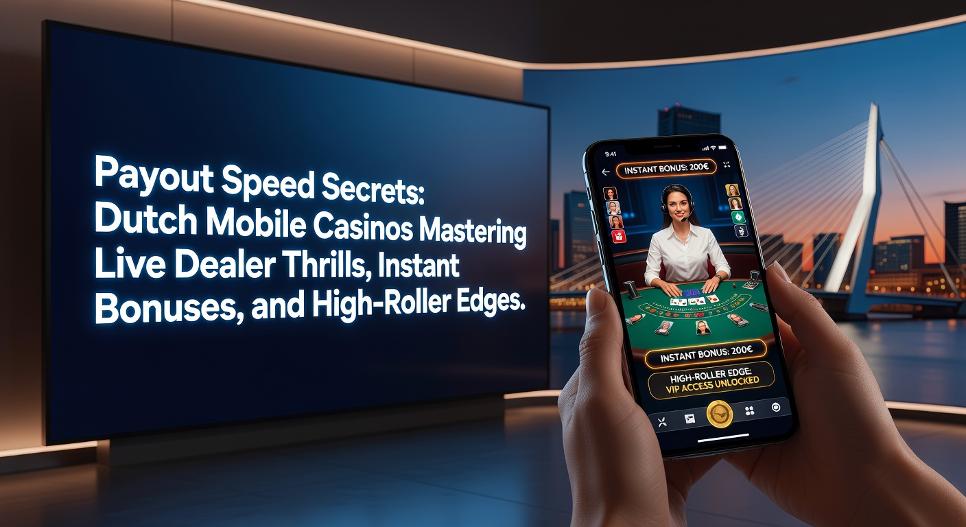 Mobiele speler geniet van live dealer blackjack op smartphone met snelle uitbetaling in de achtergrond