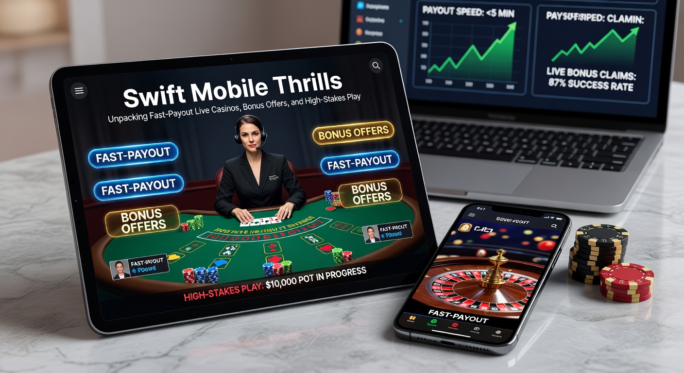 High-stakes live roulette tafel op mobiel scherm met snelle uitbetaling notificatie en bonus teller