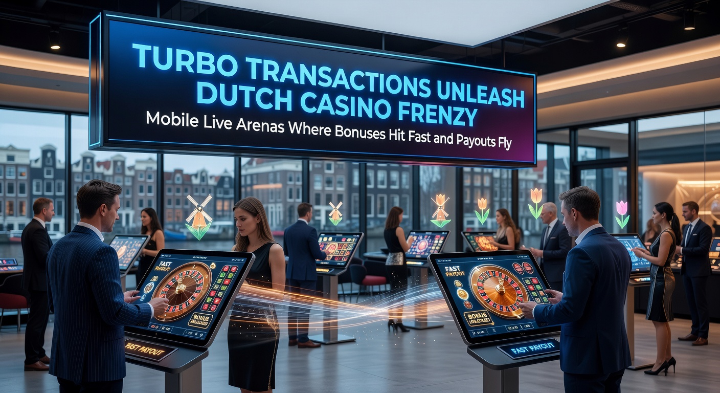 Spannende live dealer sessie op mobiel met turbo transacties in een Nederlands casino, waar bonussen en uitbetalingen razendsnel verschijnen